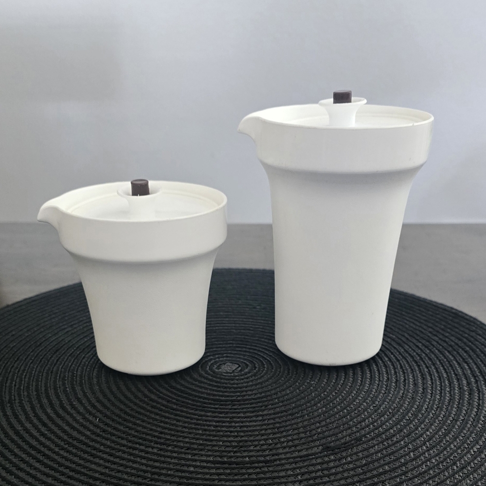 Vintage Tupperware Creamer and Sugar containers